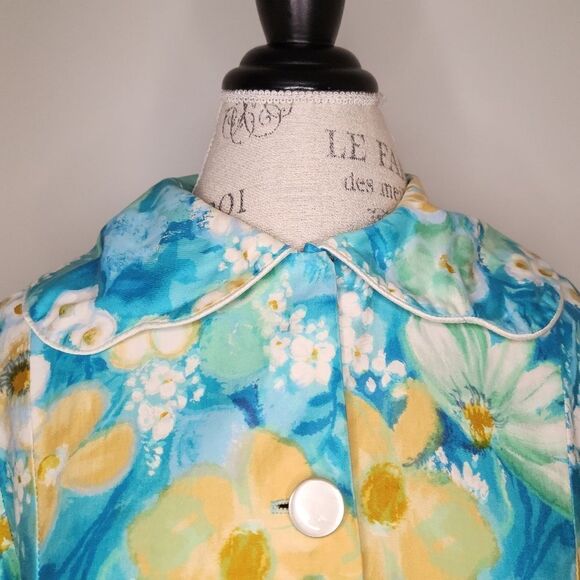 Vintage 50s floral day coat - Picture 6 of 12